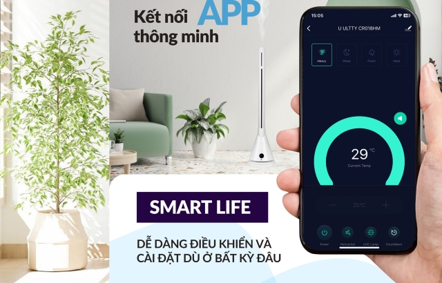 Kết nối với APP thông minh