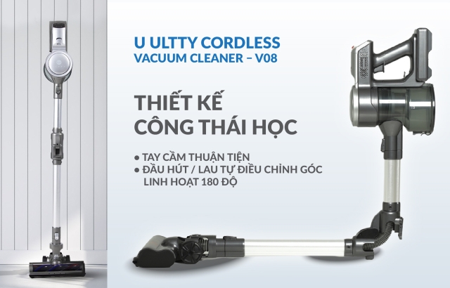 Thiết kế công thái học nhỏ gọn hiện đại