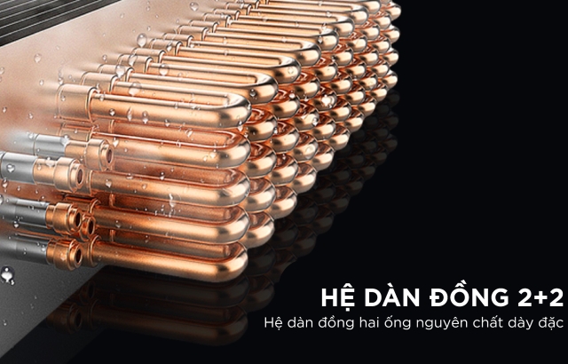 Hệ Dàn Đồng Hai Ống Nguyên Chất